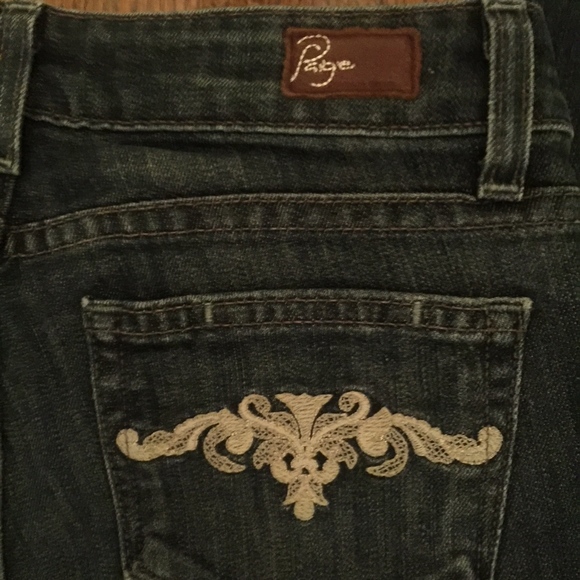 PAIGE HOLLYWOOD HILLS CLASSIC RISE BOOTCUT BLUE - Picture 5 of 5